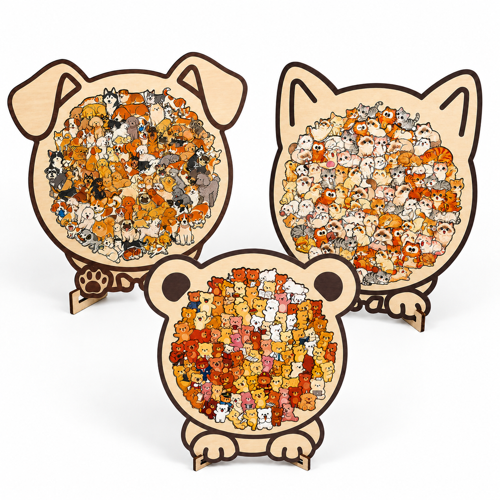 Pet-Themed Jigsaw Puzzle – A Unique Gift for Pet Lovers