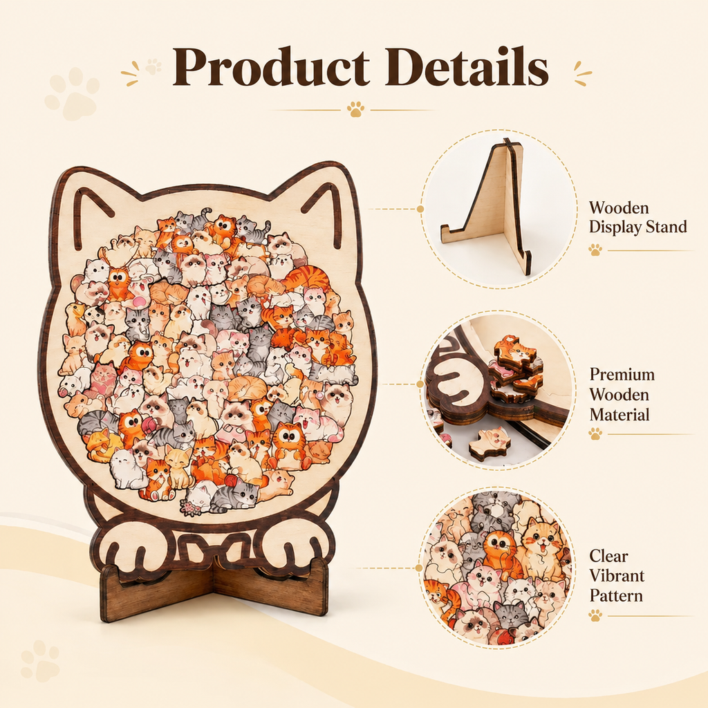 Pet-Themed Jigsaw Puzzle – A Unique Gift for Pet Lovers