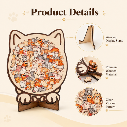 Pet-Themed Jigsaw Puzzle – A Unique Gift for Pet Lovers